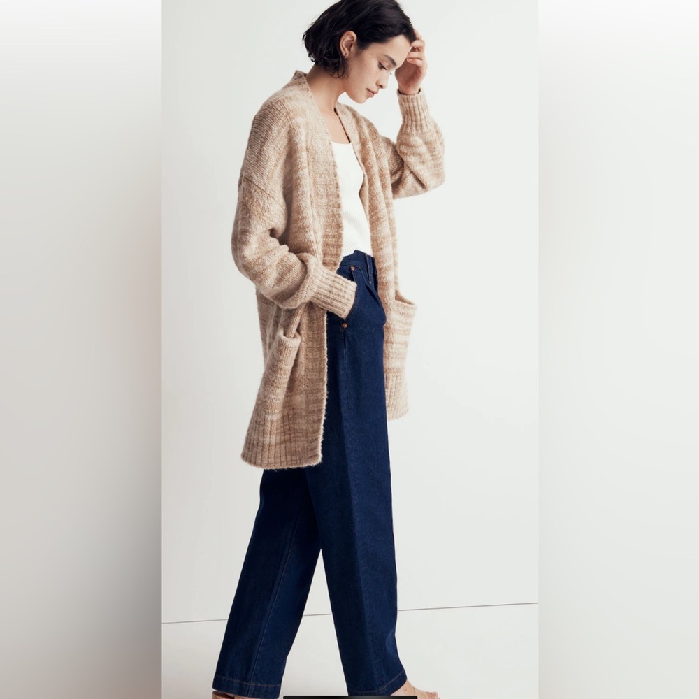 Madewell Space-Dyed Long Cardigan Sweater - Picture 3 of 4